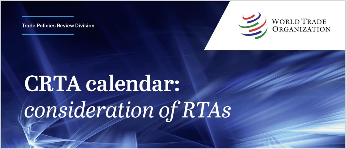 RTA Consideration Calendar